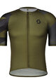 SCOTT Cycling short sleeve jersey - PREMIUM CLIMBER - green