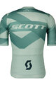 SCOTT Cycling short sleeve jersey - PREMIUM CLIMBER - green