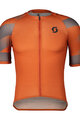 SCOTT Cycling short sleeve jersey - PREMIUM CLIMBER - orange