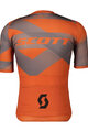 SCOTT Cycling short sleeve jersey - PREMIUM CLIMBER - orange