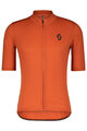 SCOTT Cycling short sleeve jersey - GRAVEL MERINO - orange