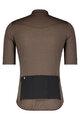 SCOTT Cycling short sleeve jersey - GRAVEL MERINO - brown