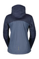SCOTT Cycling windproof jacket - EXPLORAIR LIGHT WB W - blue