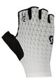 SCOTT Cycling fingerless gloves - RC PRO - white
