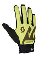 SCOTT Cycling long-finger gloves - DH FACTORY - yellow/black