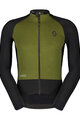 SCOTT Cycling windproof jacket - RC PRO WARM HYBRID GTX WS - green/black