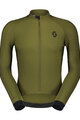 SCOTT Cycling winter long sleeve jersey - PRO WARM - green