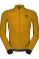 SCOTT Cycling winter long sleeve jersey - RC PRO WARM - brown