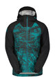 SCOTT waterproof jacket - TRAIL STORM WP - black/green