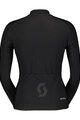 SCOTT Cycling winter long sleeve jersey - PRO WARM - black