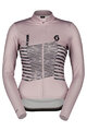 SCOTT Cycling winter long sleeve jersey - TEAM WARM GRAPHICS - beige