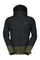 SCOTT Cycling windproof jacket - EXPLORAIR SOFTSHELL SL - black/green