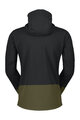 SCOTT Cycling windproof jacket - EXPLORAIR SOFTSHELL SL - black/green