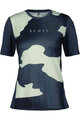 SCOTT Cycling short sleeve jersey - TRAIL VERTIC SS W - blue/green