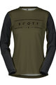 SCOTT Cycling summer long sleeve jersey - TRAIL VERTIC LS W - green
