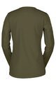 SCOTT Cycling summer long sleeve jersey - TRAIL VERTIC LS W - green