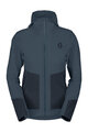 SCOTT Cycling windproof jacket - EXPLORAIR SOFTSHELL SL W - blue