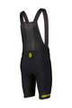 SCOTT Cycling bib shorts - RC PRO +++ - black/yellow