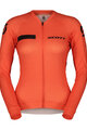 SCOTT Cycling summer long sleeve jersey - PRO - orange