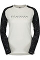 SCOTT Cycling summer long sleeve jersey - TRAIL CONTESSA SIGN. LS W - white
