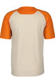 SCOTT Cycling short sleeve t-shirt - DEFINED MERINO SS - ivory/beige
