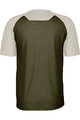 SCOTT Cycling short sleeve t-shirt - DEFINED MERINO SS - ivory/green