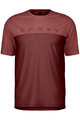 SCOTT Cycling short sleeve t-shirt - DEFINED MERINO SS - red