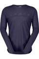 SCOTT Cycling long sleeve t-shirt - DEFINED MERINO LS - purple