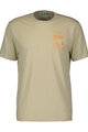 SCOTT Cycling short sleeve t-shirt - DEFINED DRI SS - beige