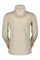 SCOTT hoodie - DEFINED LIGHT - white/orange