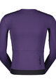 SCOTT Cycling winter long sleeve jersey - TRAINING - purple