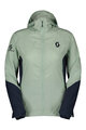 SCOTT Cycling windproof jacket - EXPLORAIR LIGHT WB W - green/blue
