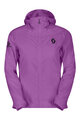 SCOTT Cycling windproof jacket - EXPLORAIR LIGHT WB W - purple