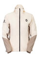 SCOTT Cycling windproof jacket - EXPLORAIR LIGHT WB W - white/brown