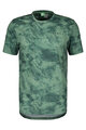 SCOTT Cycling short sleeve t-shirt - DRI TIE DYE - green