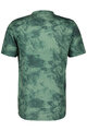 SCOTT Cycling short sleeve t-shirt - DRI TIE DYE - green