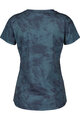 SCOTT Cycling short sleeve t-shirt - DRI TIE DYE W - blue
