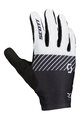 SCOTT Cycling long-finger gloves - RC TEAM LF - white/black