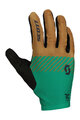SCOTT Cycling long-finger gloves - RC TEAM LF - brown/green/black