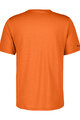 SCOTT Cycling short sleeve t-shirt - DEFINED MERINO GRAPHIC SS - orange
