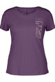 SCOTT Cycling short sleeve t-shirt - DEFINED MERINO GRAPHIC SS W - purple