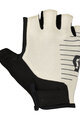 SCOTT Cycling fingerless gloves - ASPECT GEL SF - white