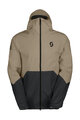 SCOTT waterproof jacket - EXPLORAIR LIGHT DRYO 2.5L - beige/black