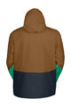 SCOTT waterproof jacket - EXPLORAIR LIGHT DRYO 2.5L - brown/blue/green