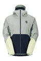 SCOTT waterproof jacket - EXPLORAIR LIGHT DRYO 2.5L - grey/blue