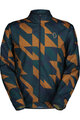 SCOTT Cycling windproof jacket - ENDURANCE TECH WB - blue/brown