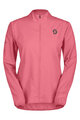 SCOTT Cycling windproof jacket - ENDURANCE TECH WB W - pink