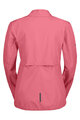 SCOTT Cycling windproof jacket - ENDURANCE TECH WB W - pink
