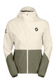 SCOTT waterproof jacket - EXPLORAIR LIGHT DRYO 2.5L W - white/green