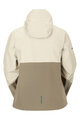 SCOTT waterproof jacket - EXPLORAIR LIGHT DRYO 2.5L W - white/brown